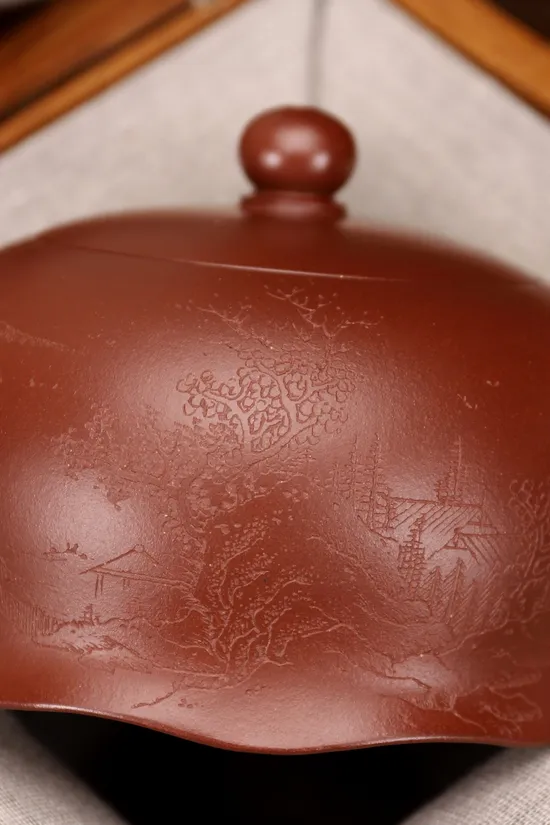Premium Yixing Zisha Clay Teapot 'Jade Pearl' by Hui Haiqin 8