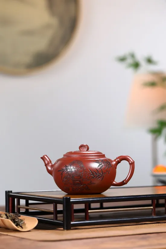 Zisha Teapots: Pine Wind Bamboo Stove | 18 | 000 CNY 1