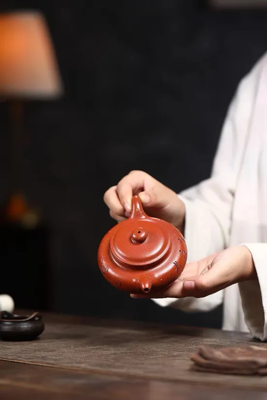 Premium Yixing Clay Teapot Handcrafted | New Arrival | 220cc 6