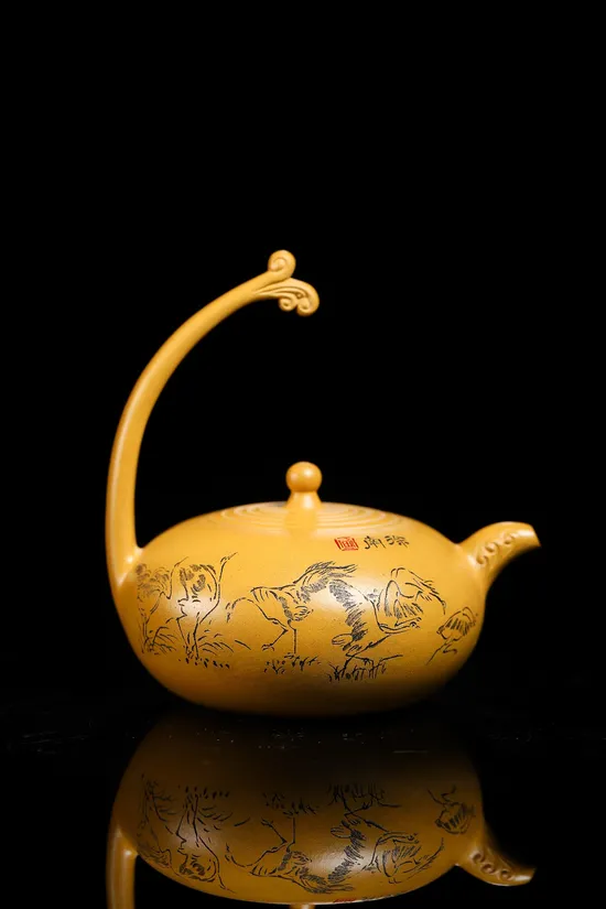 Premium Yixing Clay Teapot | Master Xu Nan Handcrafted Zisha Art 2