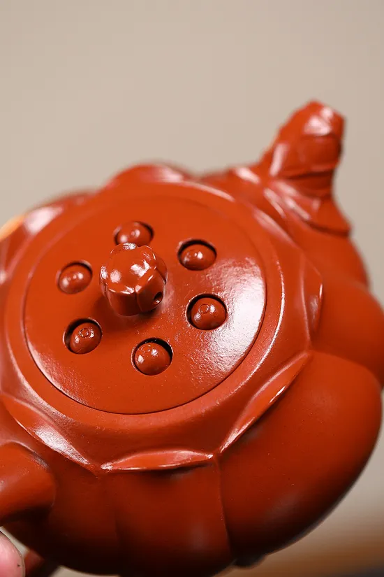 Premium Yixing Clay Teapot | Handcrafted Lotus Artisan Teapot 1