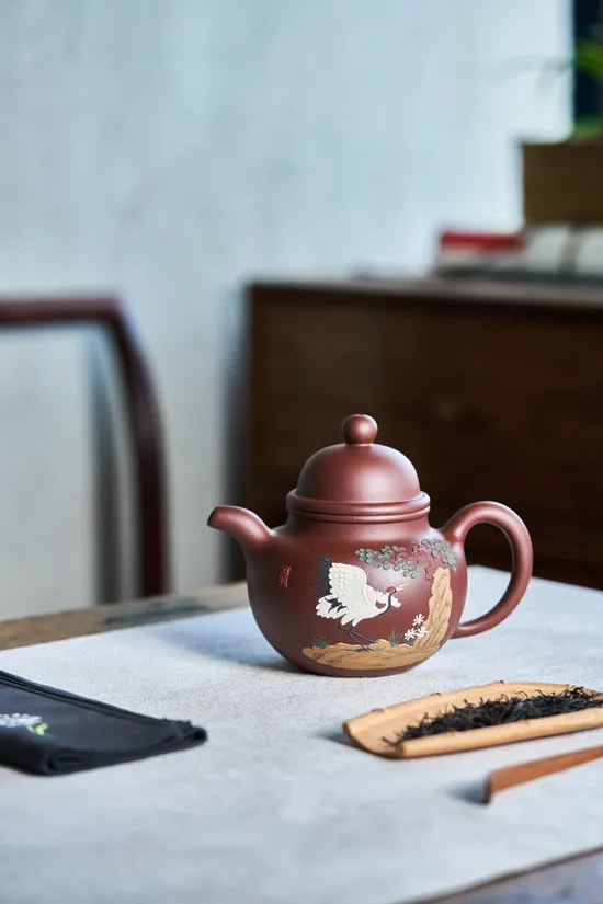 Yixing Zisha Teapot Duo Qiu - Master Jiang's Collectible Artistry 4