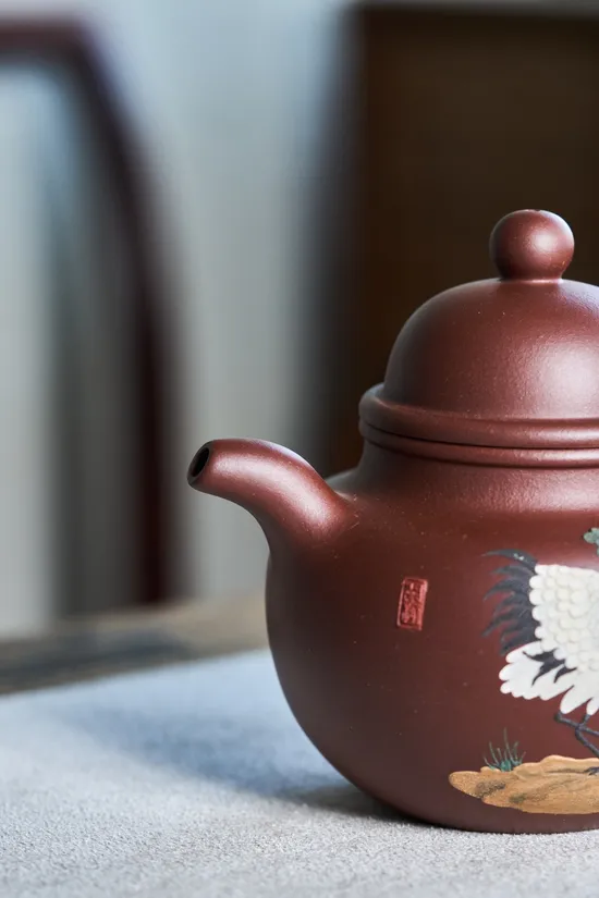 Yixing Zisha Teapot Duo Qiu - Master Jiang's Collectible Artistry 5