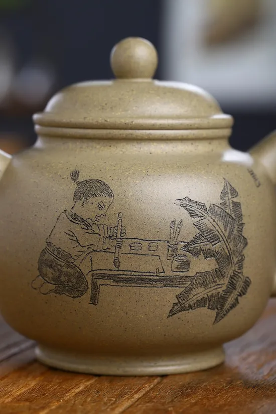 Premium Yixing Zisha Clay Teapot: Authentic Handcrafted Artisan Design 3
