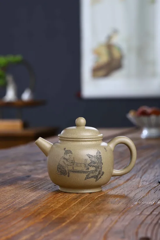 Premium Yixing Zisha Clay Teapot: Authentic Handcrafted Artisan Design 4