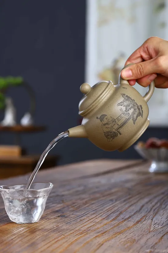 Premium Yixing Zisha Clay Teapot: Authentic Handcrafted Artisan Design 7