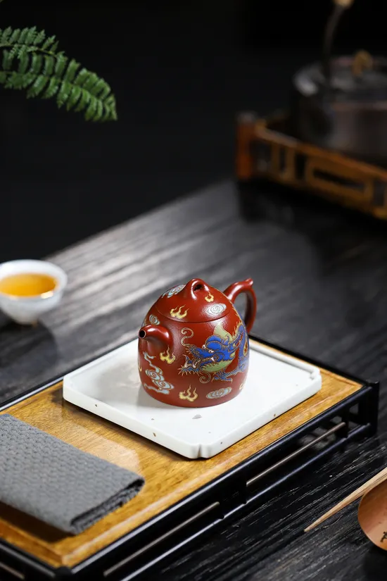 Handcrafted Yixing Clay Teapot | Qin Quan Design by Yang Junbao 4